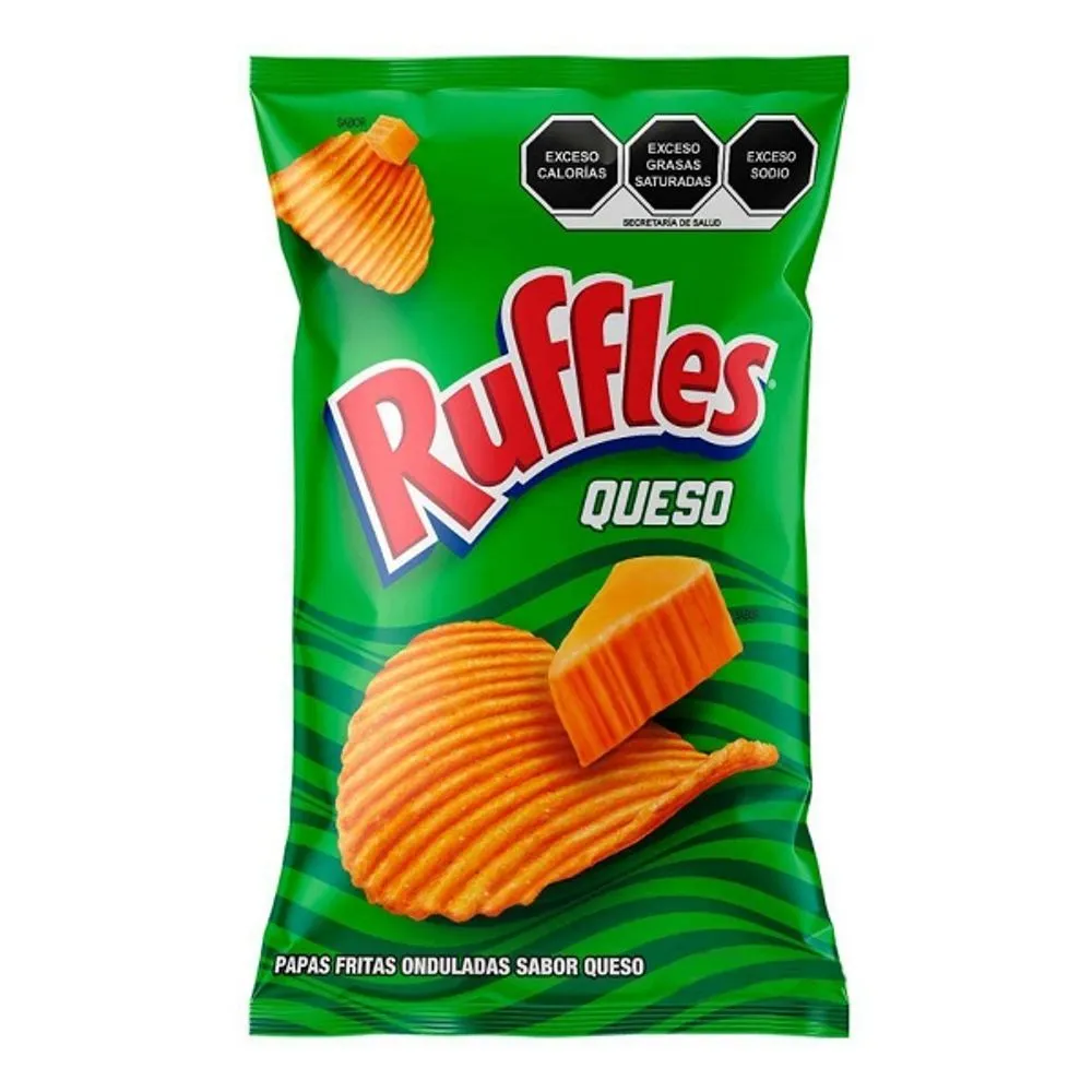 Papas Ruffles Sabor Queso 280 g